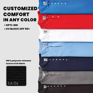 Callaway® Vent Moisture Wicking Men's Ottoman Polo Shirt with Custom Logo