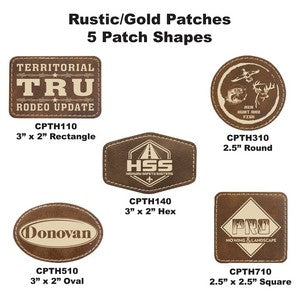 Rustic/Gold Patches