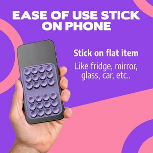 Silicone Double-Sided Suction Phone Case Mount