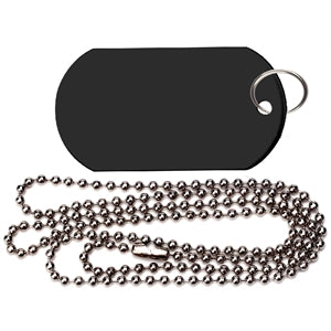 Aluminum Metallic Key Holder & Dog Tag w/600 Mm Bead Chain