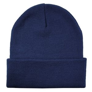 Knit Roll Cuff Beanie Cap