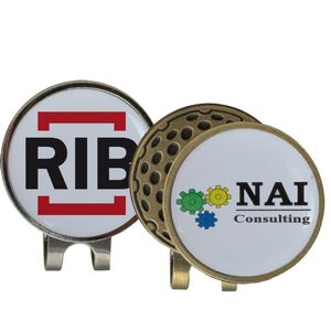 Hat Clip with Removable Ball Marker