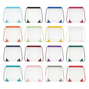 Clear Drawstring Backpack (12"x12")