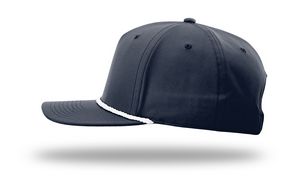 Navy Blue/White Blank Side View