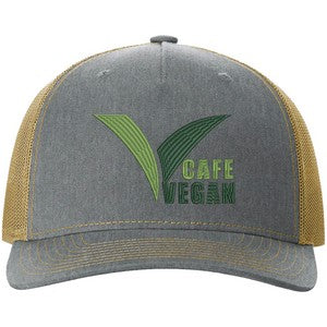 Richardson 112FP 5-Panel Snapback Trucker Hat w/Leatherette Adhesive Patches or Embroidery