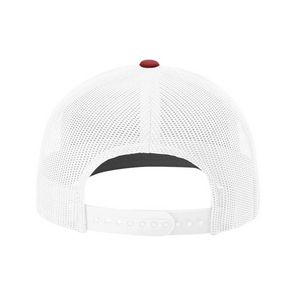 Cardinal Red/White Blank Back View