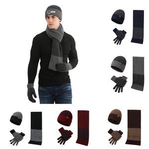 Dulex Winter Beanie/Scarf/Gloves Set