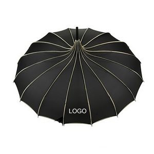Logo Black Old-Fashionable Umbrella