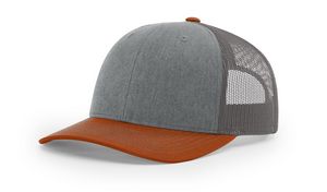Heather Grey / Charcoal / Dark Orange