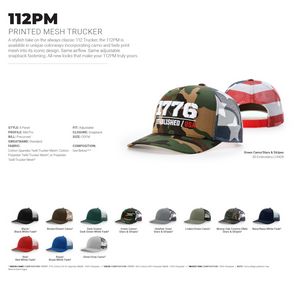 R112PM Hat Color Options