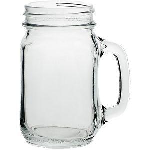 16 Oz. Maplewood Libbey Mason Jar Mug with Handle