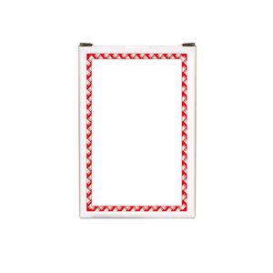 Red Blank Back