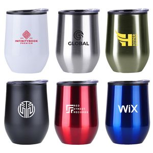 12 Oz. Stainless Steel Wine Mug