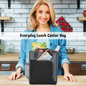 Deluxe Insulated Lunch Cooler Tote
