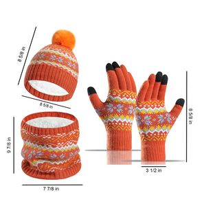 Winter Beanie/Scarf/Gloves Set