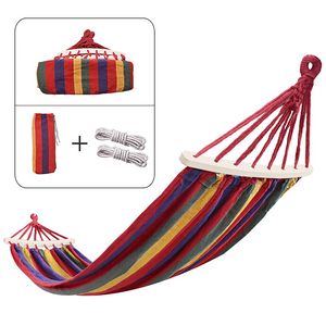 Blank red hammock
