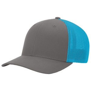 Charcoal & Neon Blue