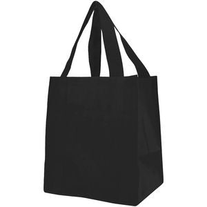 100 GSM Non-Woven Polypropylene Jumbo Grocery Gusset Tote Bag (13" X 15" X 10")
