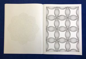 Stress Reliever Patterns Coloring Book for Adults