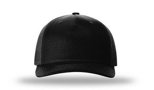 Black Blank Front View