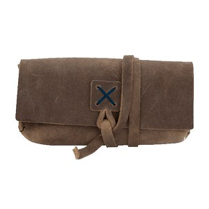 Distressed Brown Royal Blue Blank