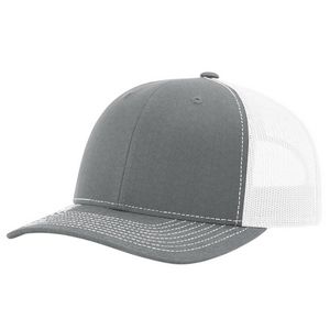 Heather Gray/White Blank Angled View
