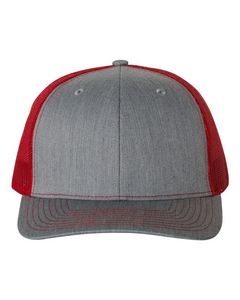 Heather Gray/Red