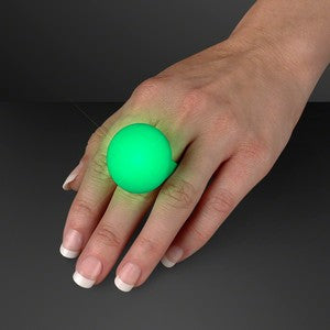 LED Green Flash Glow Ring - PRINTED