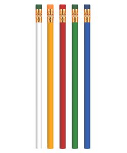 Union Printed - Made of Recycled Newspaper - Promotional Round Wooded Quality Pencil with #2 Graphit