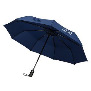 Logo Blue Vented Umbrella