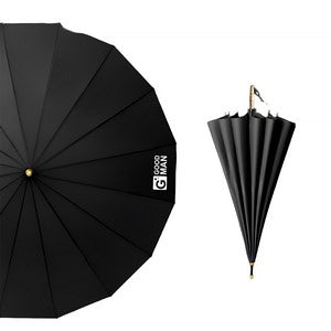 Wooden Handle Manual Straight Umbrella