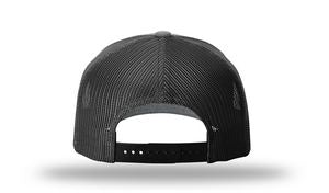 Heather Gray/Black Blank Back View