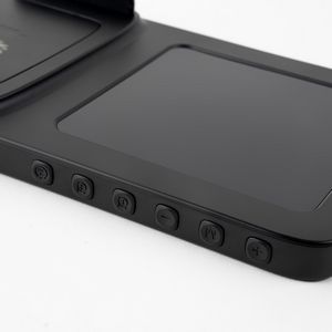 Obelisk, Wireless Charging Phone Stand with Digital Alarm Clock and Temperature / Humidity Display