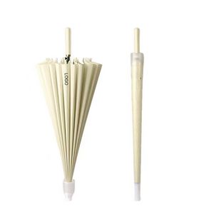Logo Light Beige Umbrella