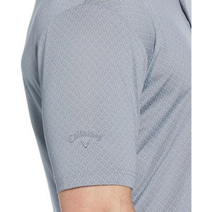 Callaway® All Over Stitched Moisture Wicking Men's Chev Polo Shirt with Custom Logo