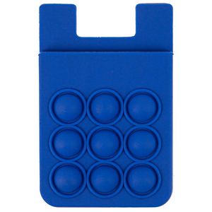 Popper Stress Reliever Silicone Phone Wallet