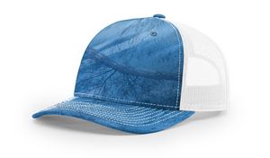 Realtree Fishing Lt. Blue/White Blank Angled View