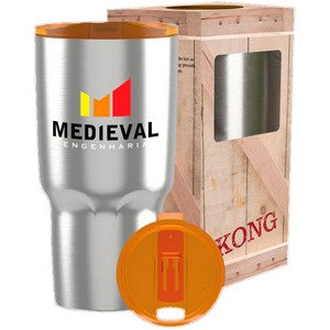 Stainless Lid Orange