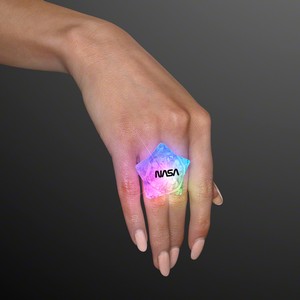 Light Up Aurora Crystal Star LED Ring