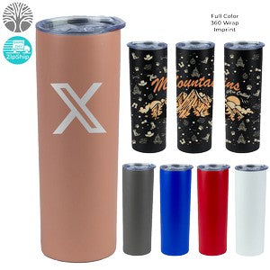 Recycled 20 oz. Double-Wall Stainless Steel Tumbler