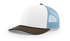 White Columbia Blue Brown