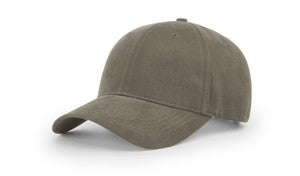 Richardson R75S Structured Low-Profile Casual Twill Snapback Hat with Patch of Choice