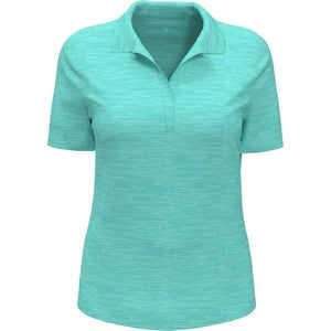 Callaway® Moisture Wicking Broken Stripe Women's Polo Shirt with Custom Logo