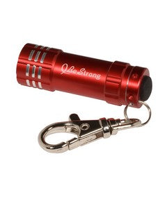 Micro 3 LED Flashlight With Keychain