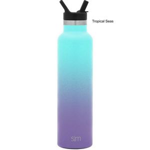 24 oz Simple Modern® Stainless Steel Insulated Ascent Water Bottle w/ Straw Lid