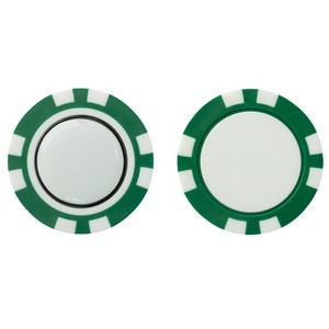 Clear Pillow Pack Golf Gift Set - Divot Tool, Poker Chip & Tees