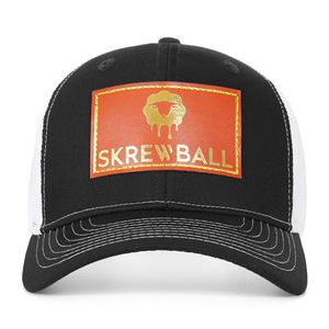 Premium 6 Panel Trucker Cap w/ Leatherette Patch - Richardson 112 Best Alternative