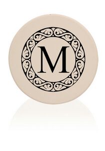 4" Round Ceramic Coaster