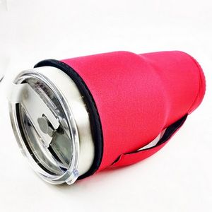 Reusable Coffee Cup Sleeve Neoprene Tumbler Insulator Sleeves Drinks Cup Sleeve Holder With Handle