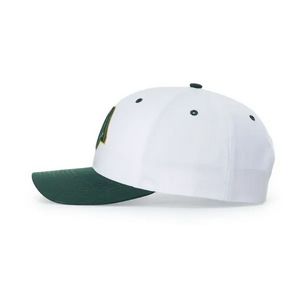 White/Dark Green Logo Side View